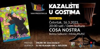Kazališna predstava: Bjelovar 16.03.2023. COSA NOSTRA (Dom kulture)