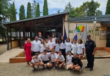 Župan Golubić sa suradnicima obišao Kamp vatrogasne mladeži u Fažani